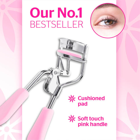 Brushworks Wimpernzange Rosa-Silber Edelstahl