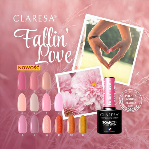 Claresa Fallin Love UV Nagellack 5ml Rot
