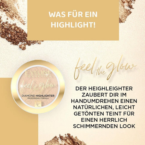 Eveline Cosmetics Feel The Glow Vegan Highlighter No 03, 30 g