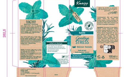 Kneipp Rosmarin Badöl – Goodbye Stress Bath Oil, 100 ml