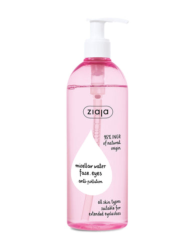 Ziaja Micellar Water - Mizellenwasser für alle Hauttypen, 390 ml