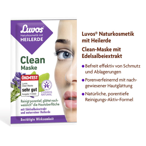 Luvos Purifying Mask Cremefarben 15 ml
