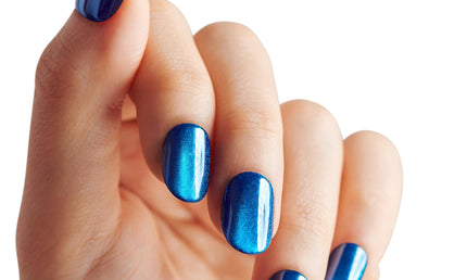 Kiss Self-Adhesive Nails Impress Color Fx Reconnect Blau