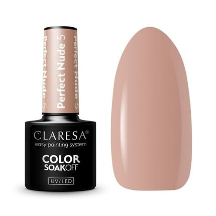 Claresa 05 Perfect Nude UV Nagellack 5 ml – Eleganter Nude-Look