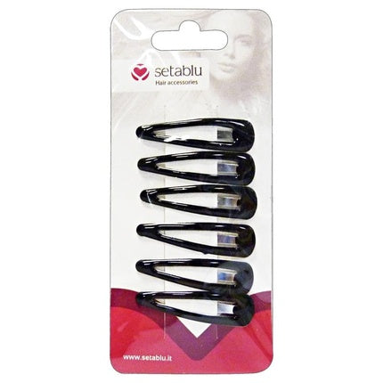Setablu Clic Clac 5 cm Nero Haarclips