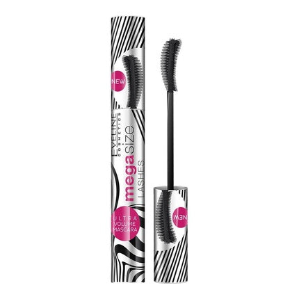 Eveline Mega Size Lashes Mascara, Schwarz, 10 ml