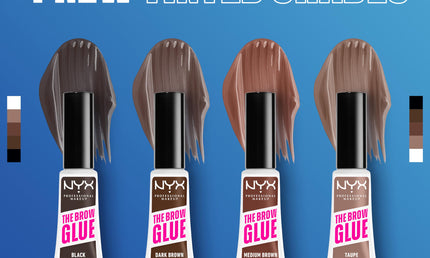 NYX Professional Makeup The Brow Glue Extreme Hold Tinted Eyebrow Gel Taupe 5 g