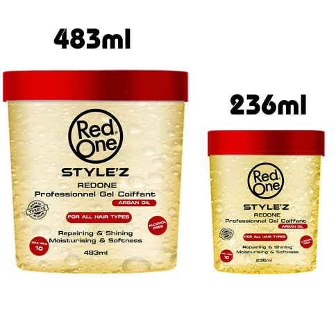 Red One Argan Oil Fixing Gel 483 ml