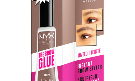 NYX Professional Makeup The Brow Glue Extreme Hold Tinted Eyebrow Gel Taupe 5 g