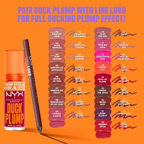 NYX Duck Plump Lip Lacquer Clearly Spicy