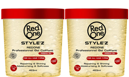Red One Argan Oil Fixing Gel 483 ml