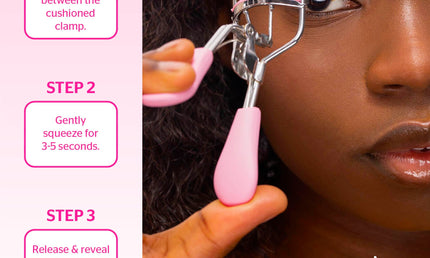 Brushworks Wimpernzange Rosa-Silber Edelstahl