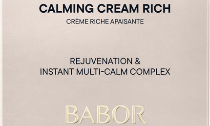 BABOR Skinovage Calming Cream Rich Gesichtscreme – Rose, 50 ml