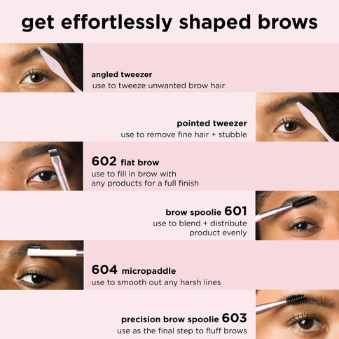 Real Techniques Brow Shaping Rose – Augenbrauen-Tools