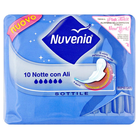 Nuvenia SecureFit Thin Night Pads with Wings