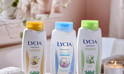 Lycia Delicato Shower Gel 750ml Bianco
