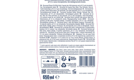 Dermomed Bath White Musk Shower Gel 650 ml