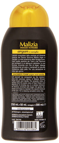 Malizia Duschschaum Glättend Argan & Vanille 300 ml