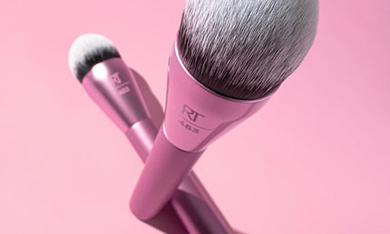 Real Techniques Power Pigment Blush Makeup Brush Rosa