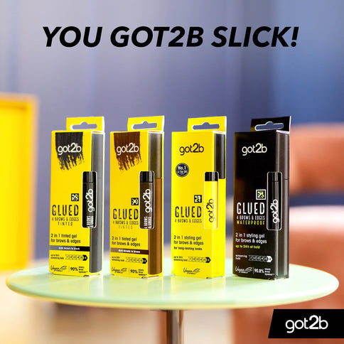 Got2b Glued Brows & Edges Tinted Gel Dark Brown 16ml