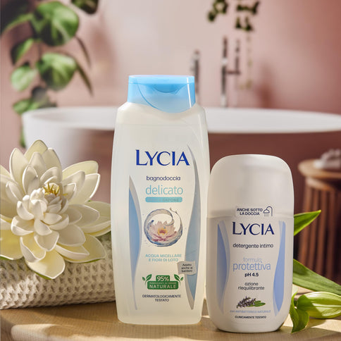 Lycia Delicato Shower Gel 750ml Bianco