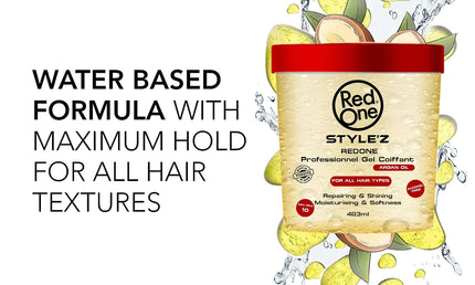 Red One Argan Oil Fixing Gel 483 ml