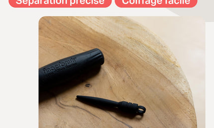 Olivia Garden Fingerbrush Detangler Haarbürste – Black Ionized Nylon, Klein