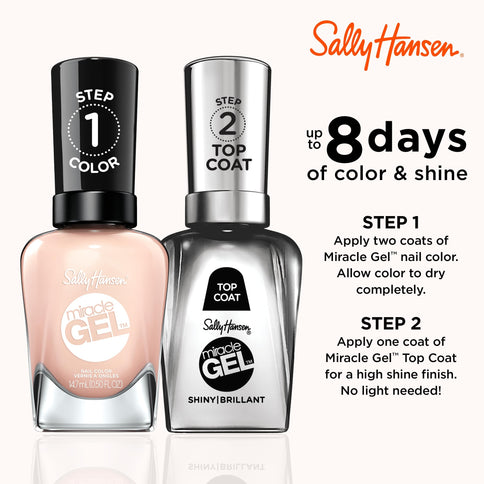 Sally Hansen Miracle Gel 187 Sheer Happiness Nail Polish 14.7ml