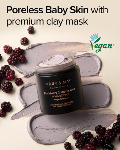 Mary & May Glow Mask Grau 125 g