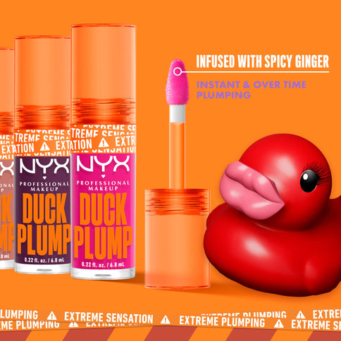 NYX Duck Plump Lip Lacquer Clearly Spicy