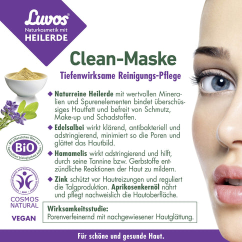 Luvos Purifying Mask Cremefarben 15 ml
