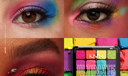 NYX Ultimate Shadow Palette - 16 Farbtöne, Lidschattenpalette, 12.8 g