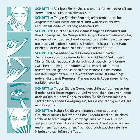 Remescar Augencreme Tränensäcke & Augenringe 8 ml