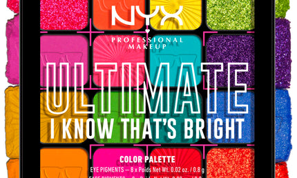 NYX Ultimate Shadow Palette - 16 Farbtöne, Lidschattenpalette, 12.8 g