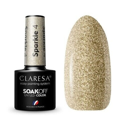 Claresa Sparkle UV Nail Polish 4 - 5ml