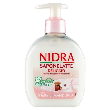 Nidra Delicato Saponelatte Mandelmilch Flüssigseife, 300 ml