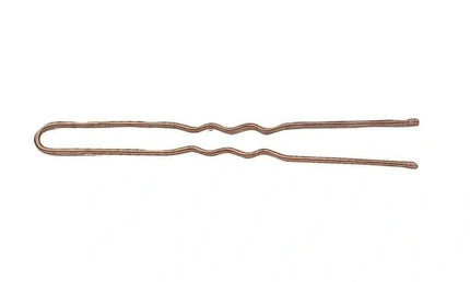 Sibel Metal Hairpins 60mm Brown