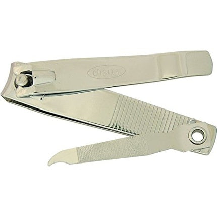 Disna Edelstahl Pediküre-Nagelknipser mit Feile 8.2 cm