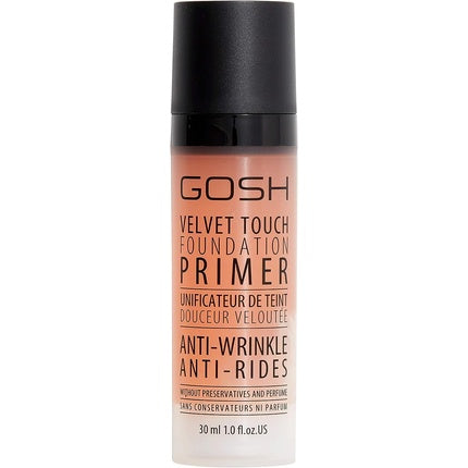 Gosh Foundation Primer Anti-Wrinkle – Matt, parfumfrei, empfindliche Haut, 30 ml