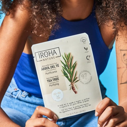 Iroha Nature Purifying Facial Mask Tea Tree & Hyaluronic Acid