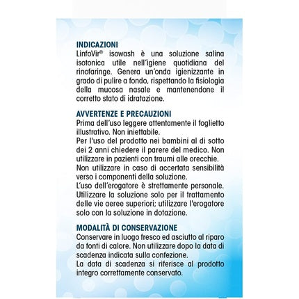 Noos Isotonic Saline Solution Linfovir Isowash 60ml