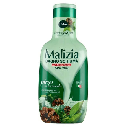 Malizia Hydratisierender Badeschaum Kiefer Grüner Tee 1000 ml