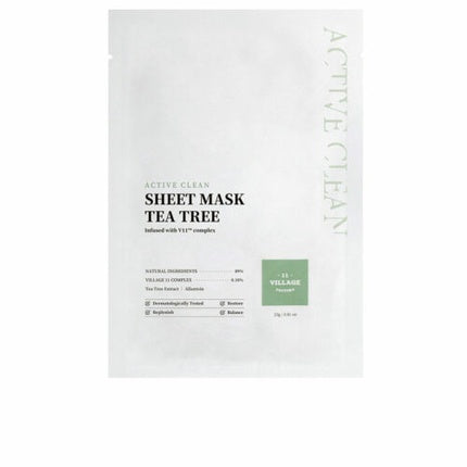 Village11factory Active Clean Tea Tree Face Mask 23g