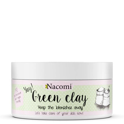 Nacomi Green Clay Feuchtigkeitsmaske 65 g Schwarz