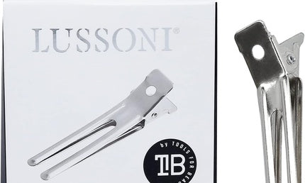 Tb Tools For Beauty LUSSONI Doppelspitzige Haarclips Edelstahl Silber