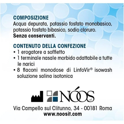 Noos Isotonic Saline Solution Linfovir Isowash 60ml