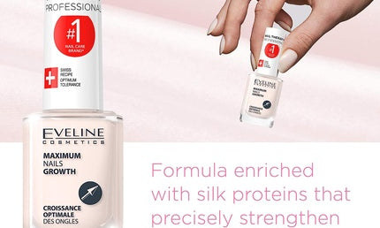 Eveline Cosmetics Nail Therapy Maximum Growth Strengthening Nail Hardener Serum 12ml