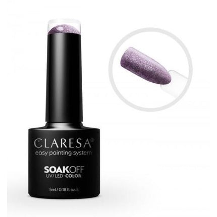 CLARESA Soak Off UV/LED Full Glitter Gel 6 - 5ml