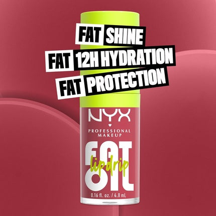 NYX Professional Makeup Fat Oil Lip Drip Lip Gloss – Chillin Like a Villain, Glänzend, 4.8