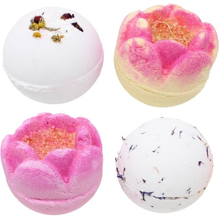 Bomb Cosmetics Raw Bath Bomb Gift Set Handcrafted with Pure Essential Oils